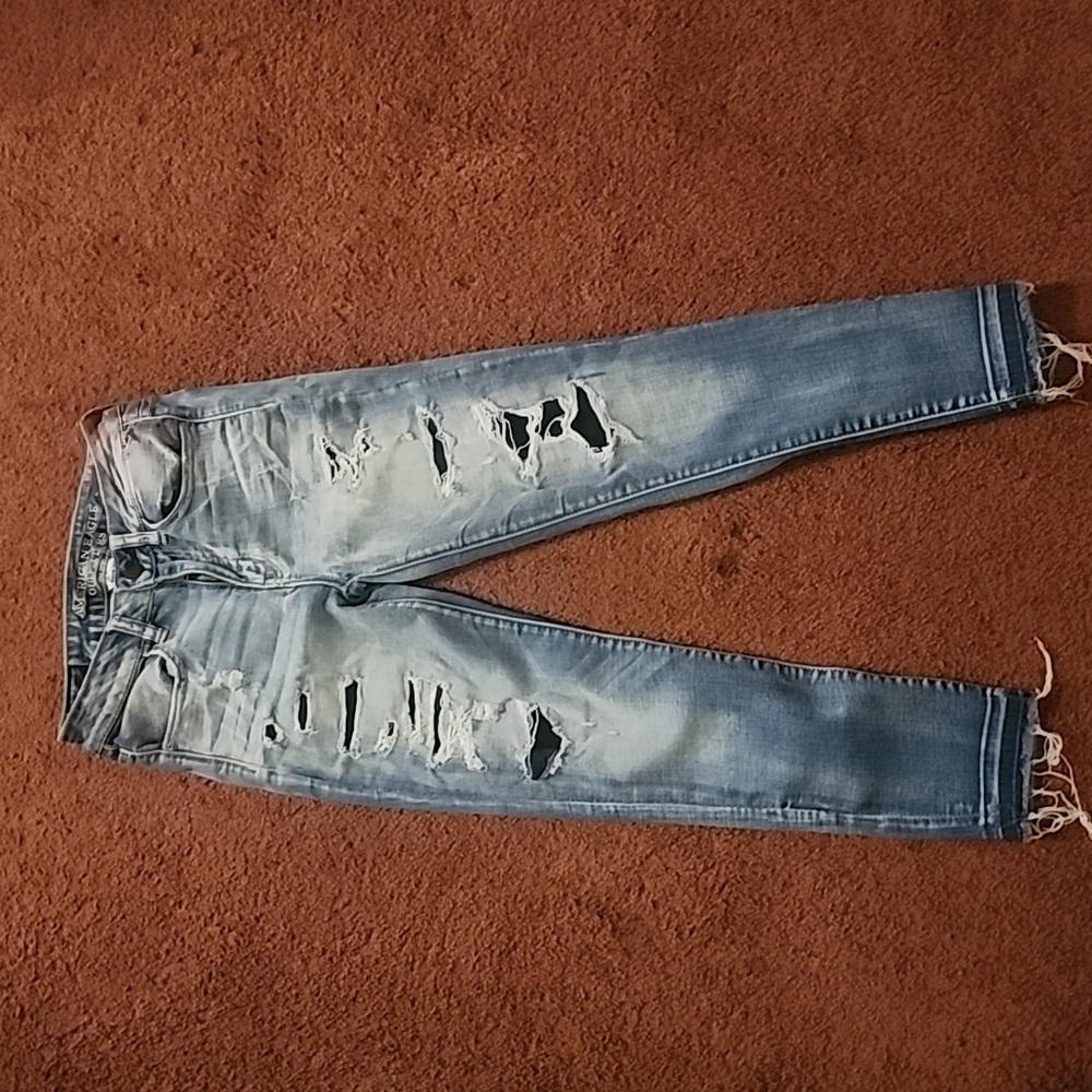 American Eagle Hi-rise jegging crop
